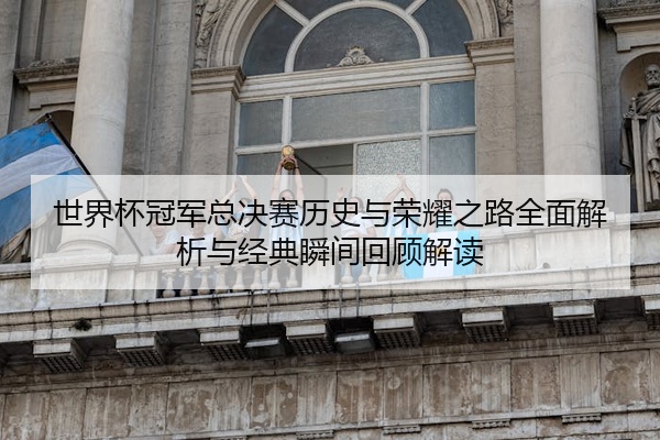 世界杯冠军总决赛历史与荣耀之路全面解析与经典瞬间回顾解读