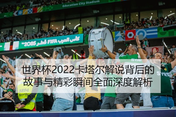 世界杯2022卡塔尔解说背后的故事与精彩瞬间全面深度解析