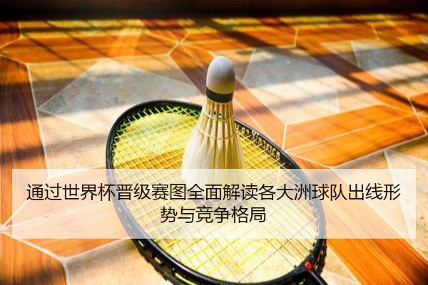 通过世界杯晋级赛图全面解读各大洲球队出线形势与竞争格局