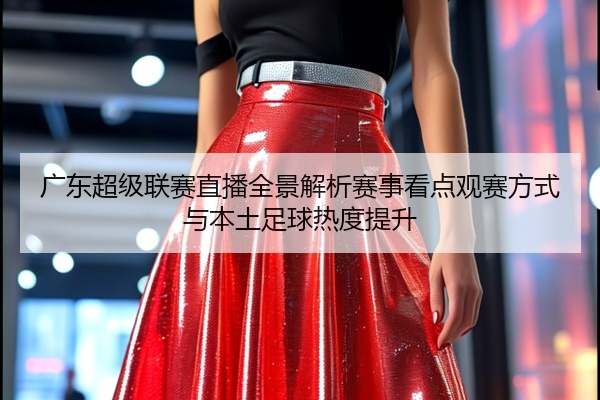 广东超级联赛直播全景解析赛事看点观赛方式与本土足球热度提升